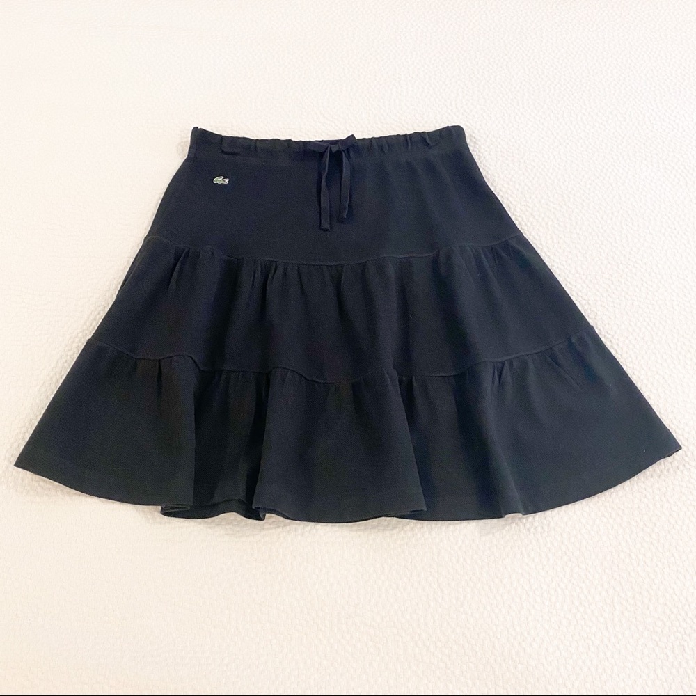 Lacoste | Tiered Pique Mini Skirt